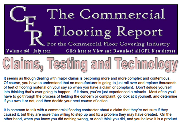 the commercial flooring report preview image
