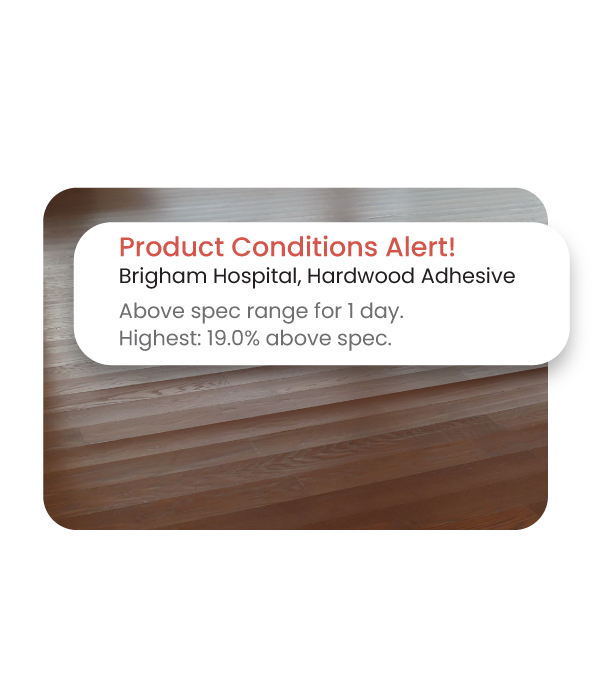 product conditions alert notification